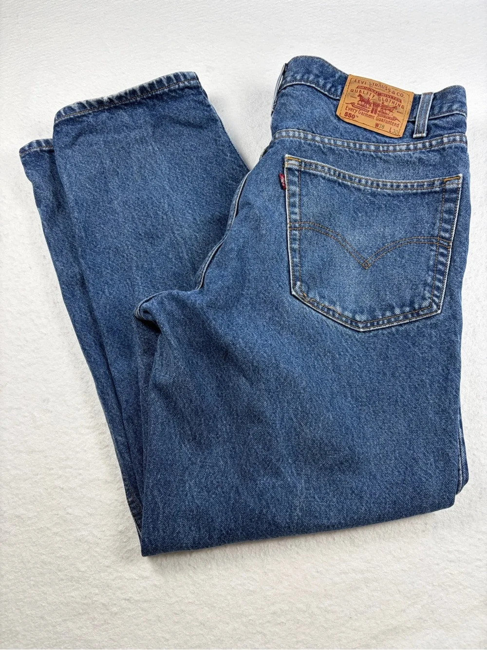 Vintage Levi’s 550 Men's Classic Blue Denim Jeans